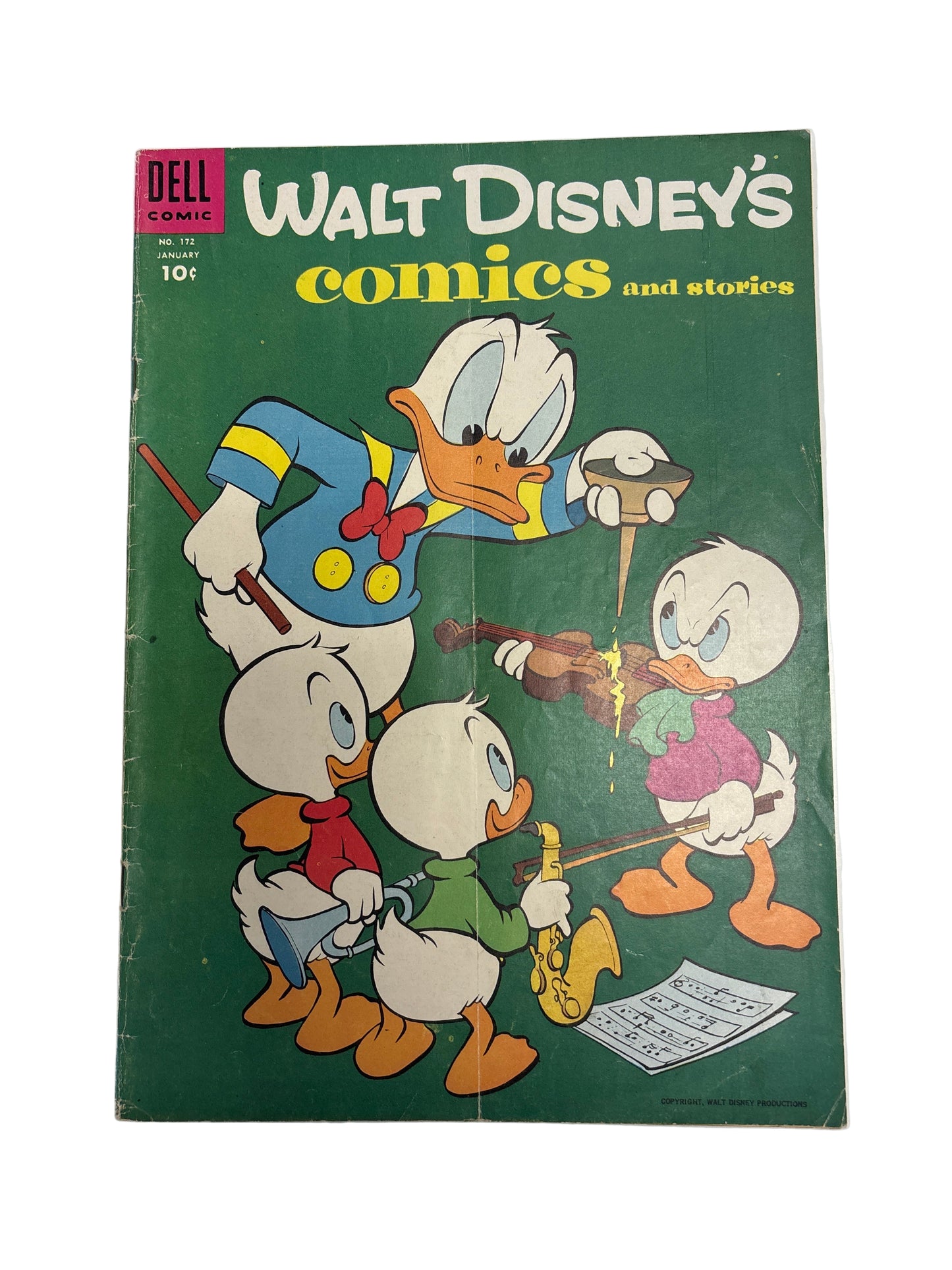 DELL COMIC WALT DISNEY COMICS AND STORIES #172