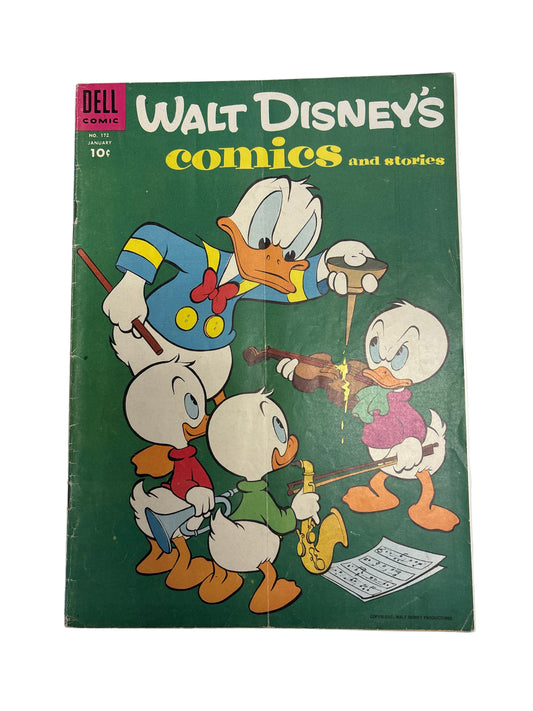 DELL COMIC WALT DISNEY COMICS AND STORIES #172