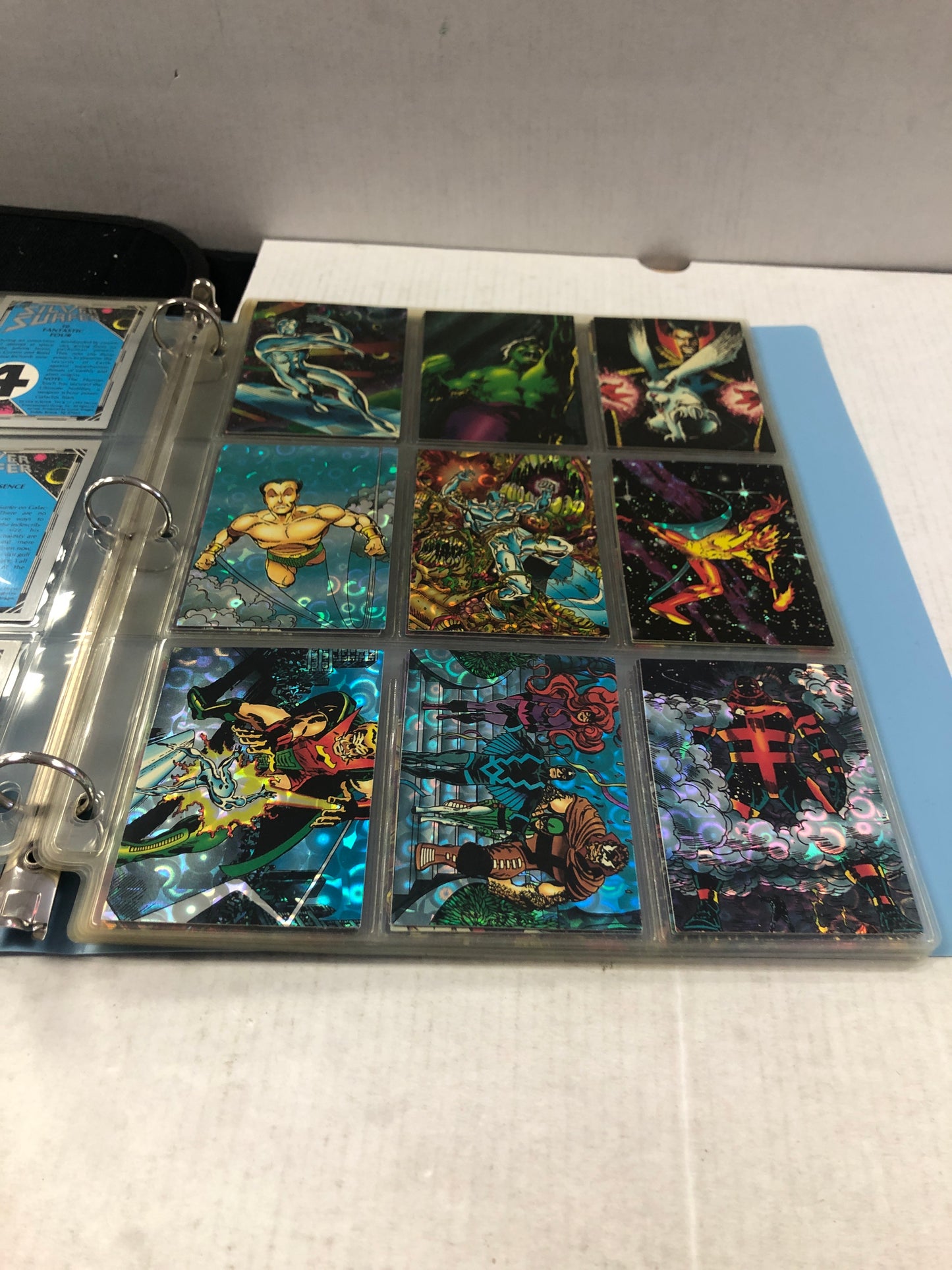 MARVEL TRADING CARDS SILVER SURFER SET FULL SET 1-72
