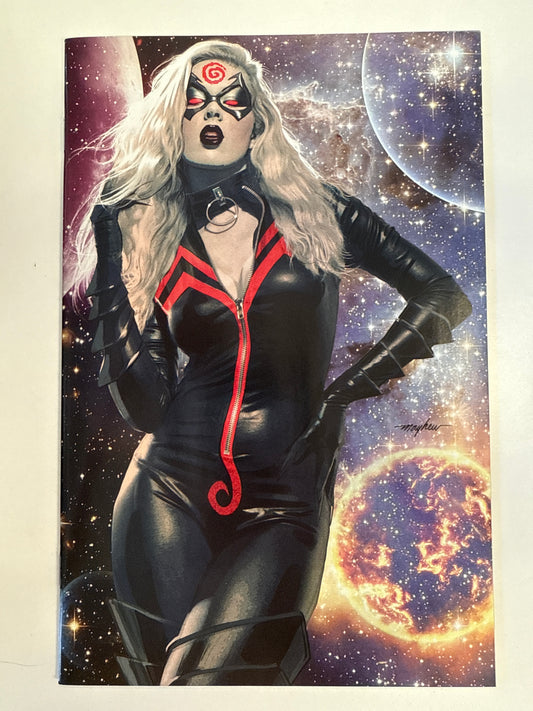 MARVEL COMICS BLACK CAT #1 MIKE MAYHEM STUDIO KNULLIFIED VARIANT