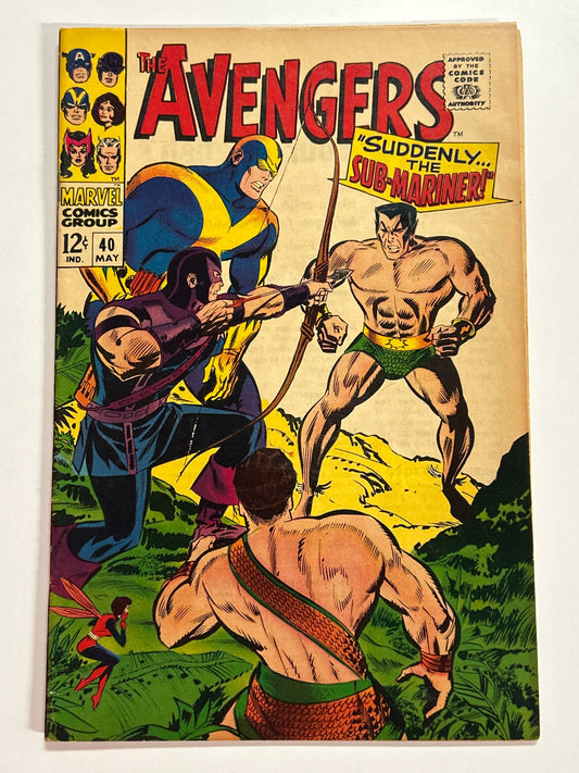 MARVEL COMICS THE AVENGERS #40 (1967) VERY FINE/NEAR MINT CONDITION