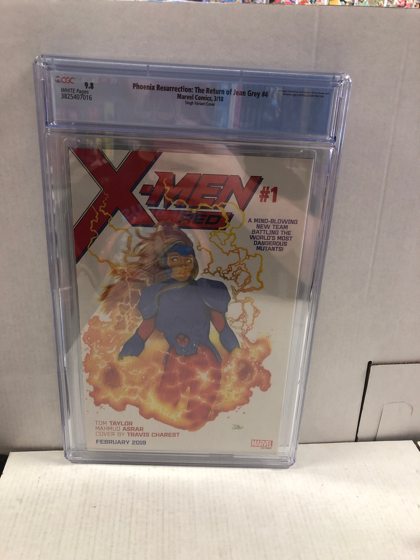 MARVEL COMICS PHOENIX RESURRECTION THE RETURN OF JEAN GREY #4 (2018) SINGH VARIANT COVER CGC 9.8 WP