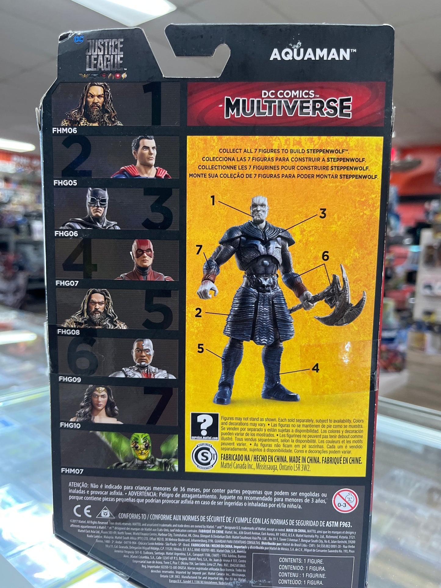DC COMICS MULTIVERSE JUSTICE LEAGUE AQUAMAN ACTION FIGURE