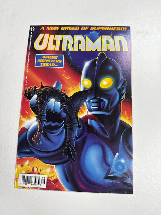 Vintage 1993 Ultracomics Ultraman #2 of 3  Good Condition Newsstand Edition