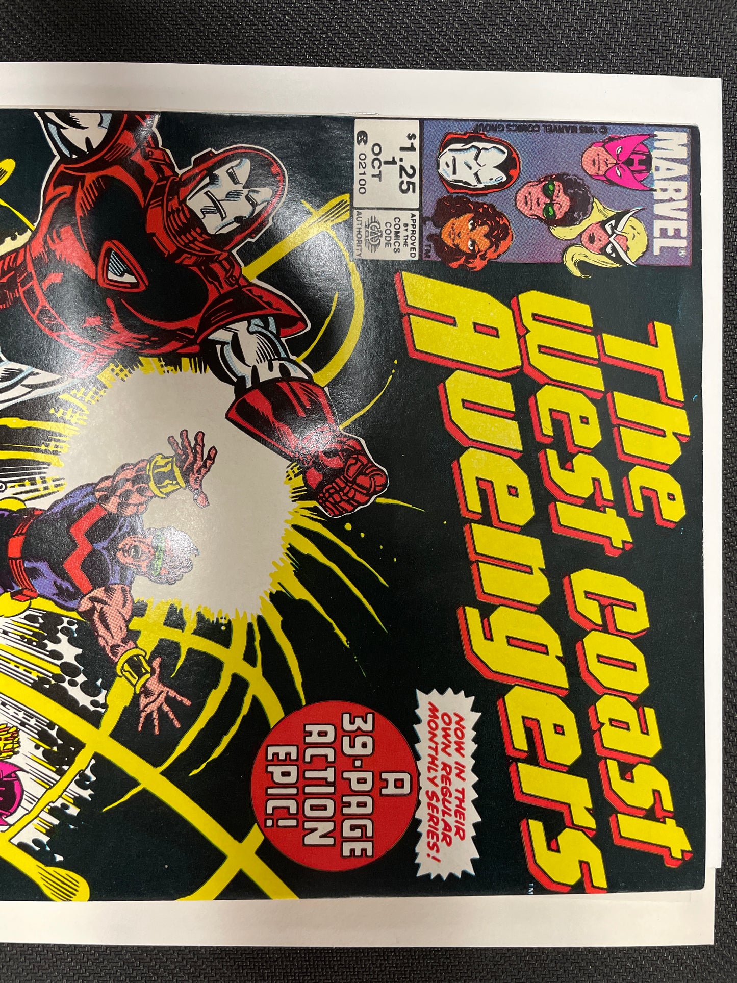 THE WEST COAST AVENGERS #1 NEWSSTAND (1985) KEY COMIC NM-