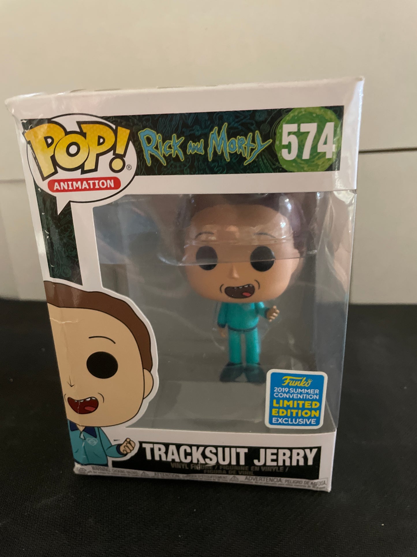 FUNKO POP ANIMATION RICK & MORTY TRACKSUIT JERRY #1 (2019 SUMMER CONVENTION LIMITED EDITION EXCLUSIVE)