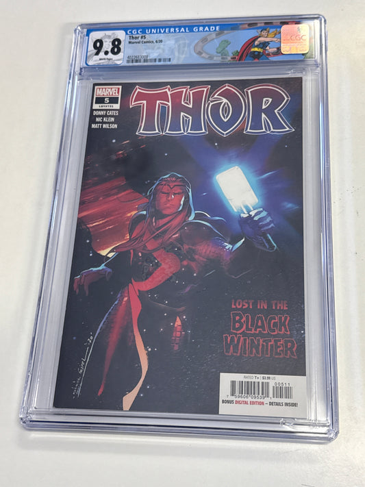 MARVEL THOR #5 CUSTOM LABEL CGC 9.8