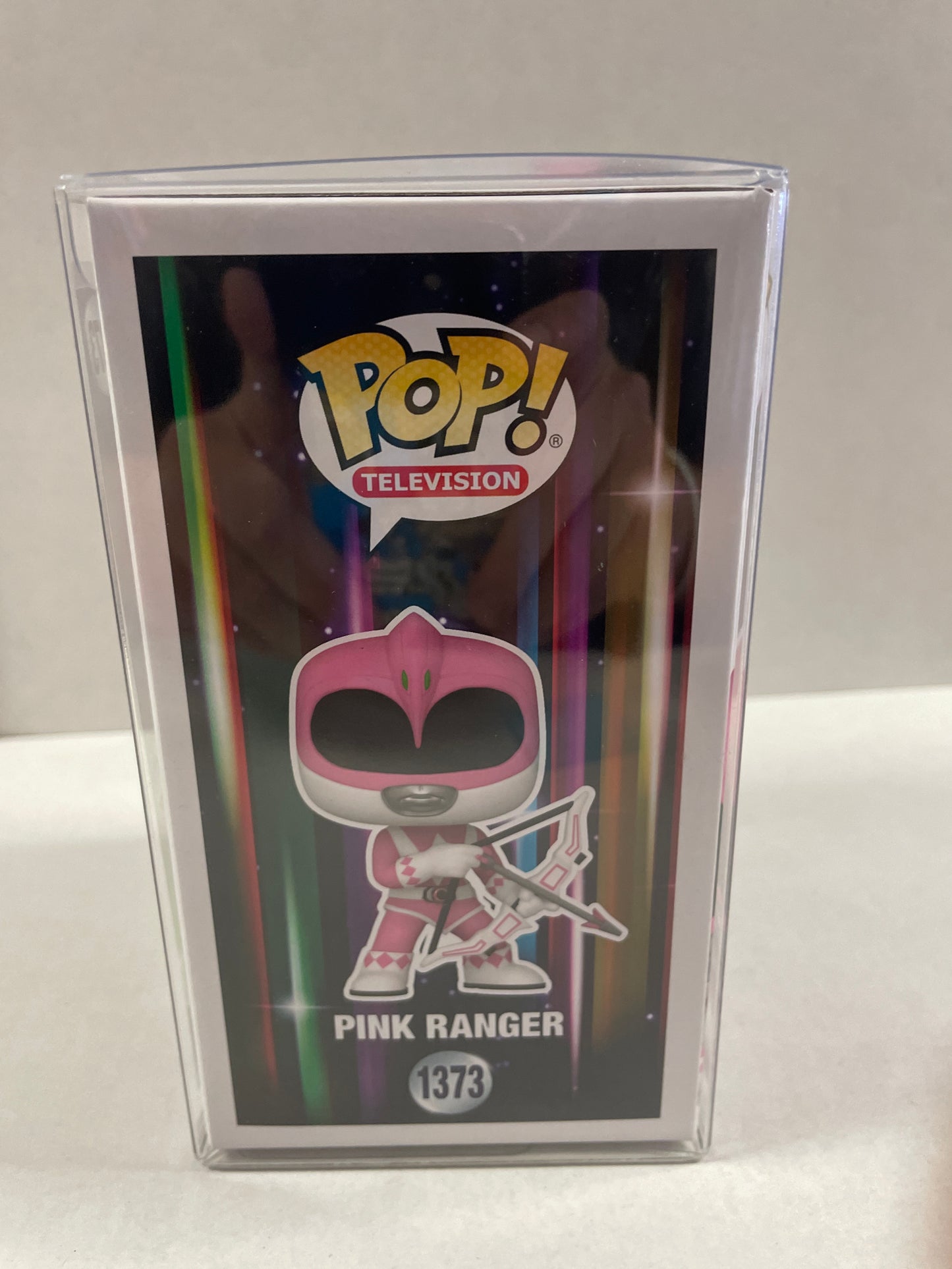 FUNKO POP POWER RANGERS PINK RANGER #1373 (2023, EXCELLENT CONDITION!) ALSO SIGNED & REMARKED BY AMY JO JOHNSON!! JSA CERTIFIED