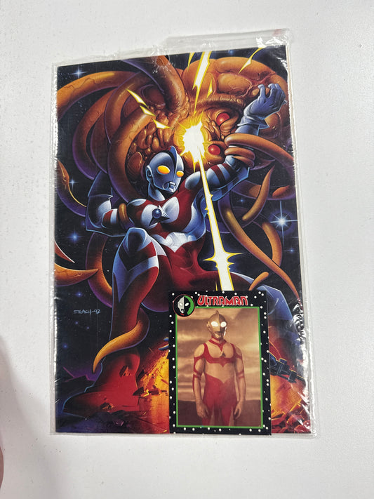 Ultraman #1 Virgin Variant with Card 1st Appearance Ultra Man Harvey Comics NM in original package sealed