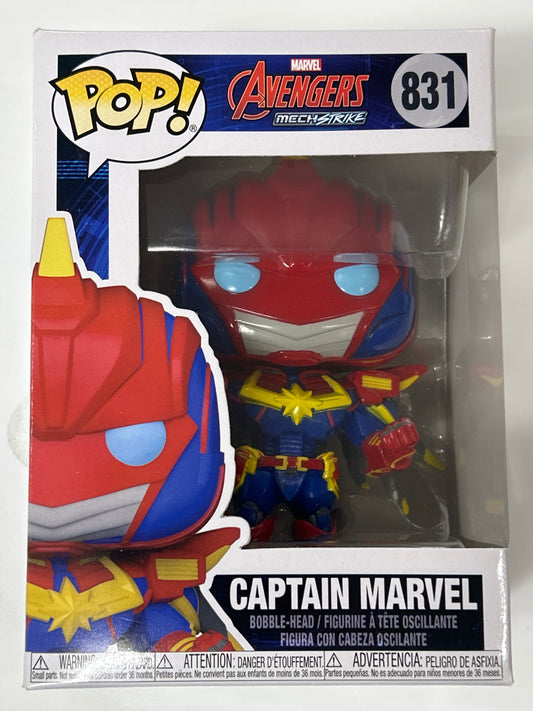 FUNKO POP AVENGERS MECHSTRIKE CAPTAIN MARVEL GREAT CONDITION