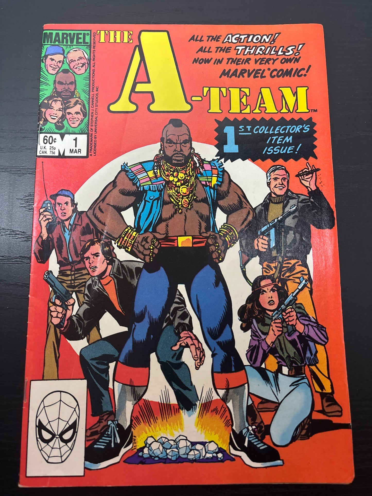 MARVEL THE A TEAM #1 1ST COLLECTEORS ITEM ISSUE
