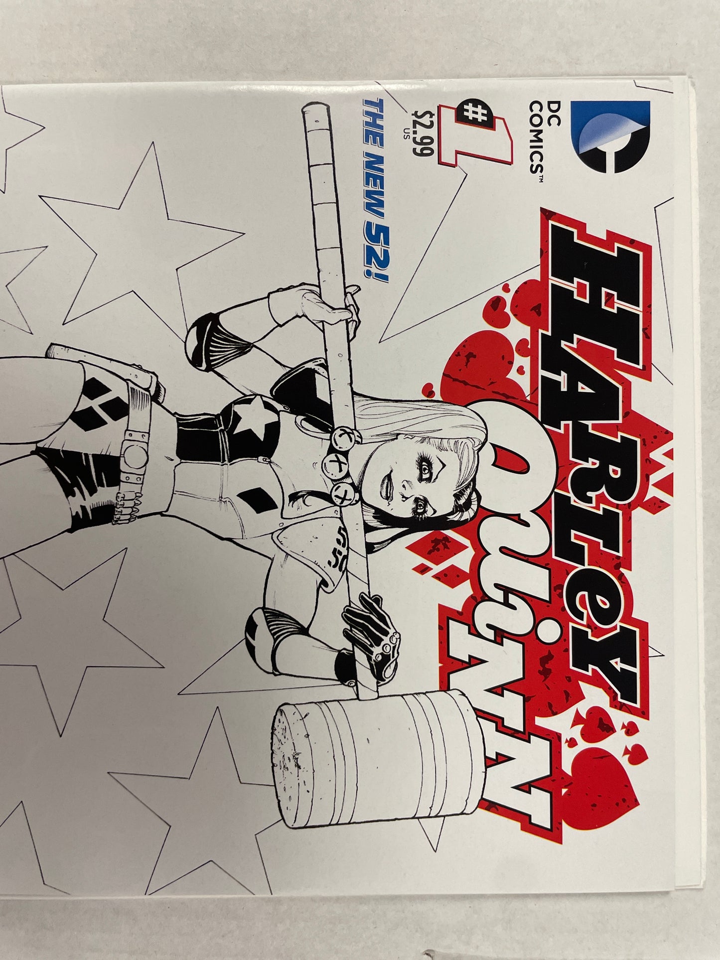 HARLEY QUINN #1 4th PRINT NM/MINT (2014, AMANDA CONNER SKETCH COVER VARIANT HTF)