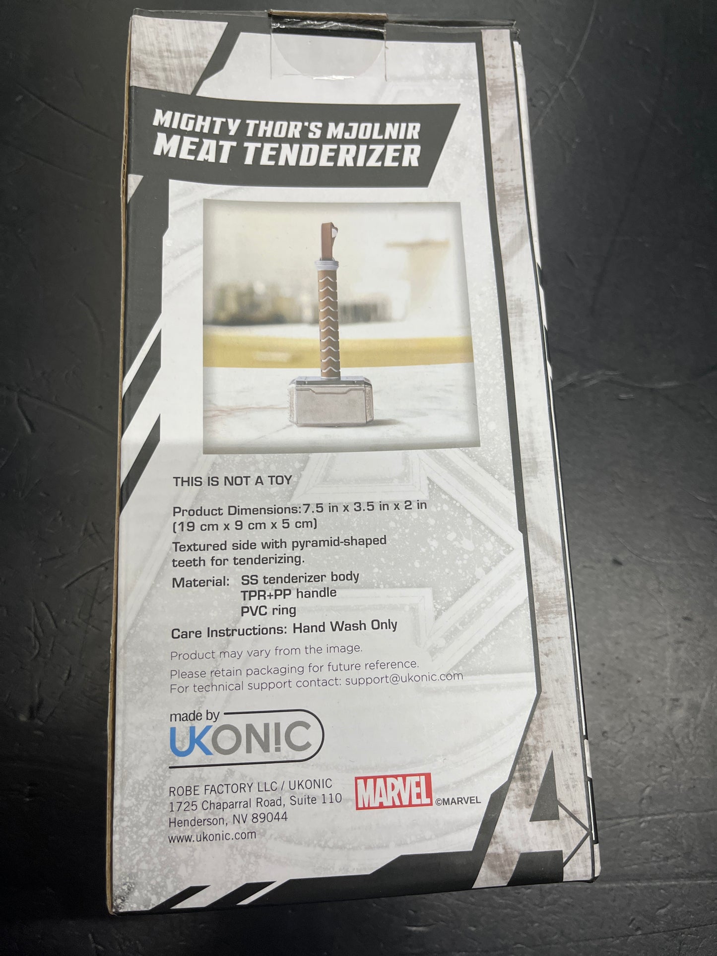 THOR HAMMER MARVEL AVENGERS MIGHTY THORS MCJOLNIR MEAT TENDERIZER
