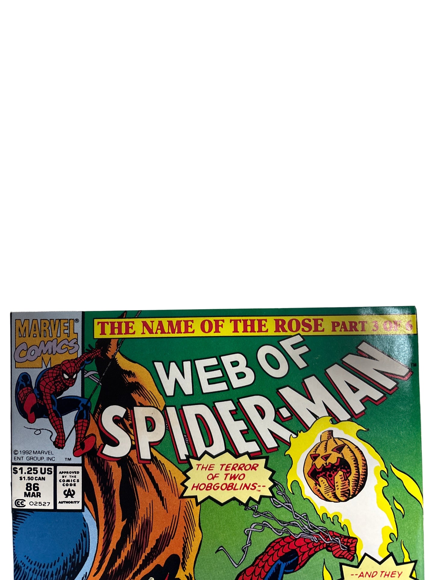MARVEL COMICS WEB OF SPIDER-MAN #86