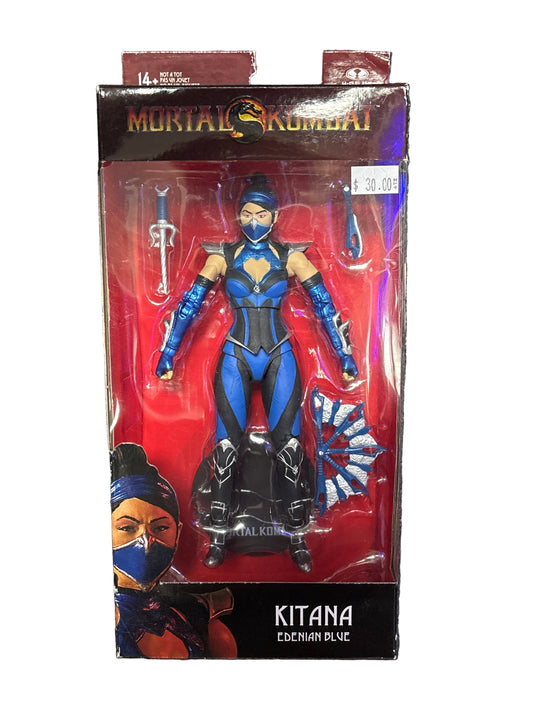 MCFARLANE TOYS MORTAL KOMBAT KITANA EDENIAN BLUE ACTION FIGURE