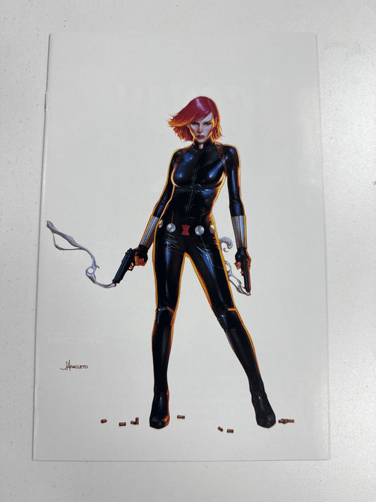Black Widow #1 Jay Anacleto MODERN SUIT WHITE VIRGIN Variant * 2019