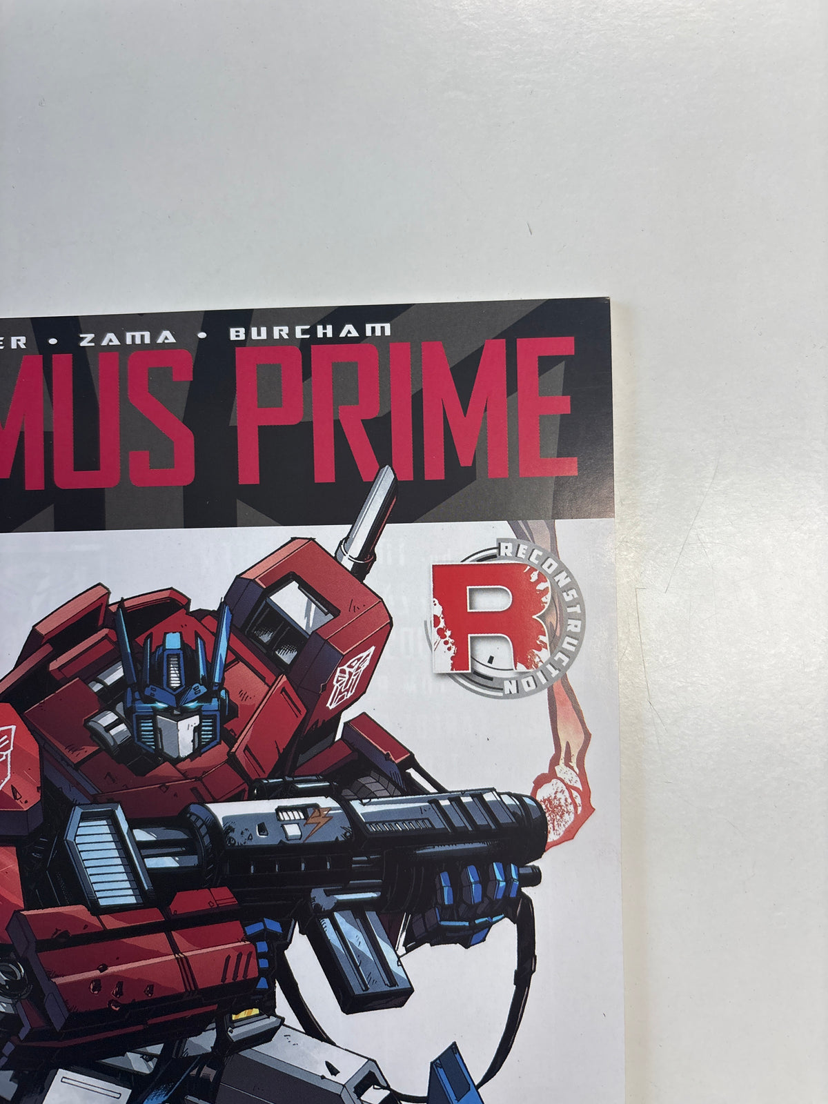 IDW #1 OPTIMUS PRIME RECONSTRUCTION