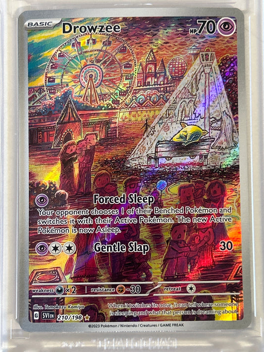 POKÉMON TCG DROWZEE ALT ART 210/198 NEAR MINT CONDITION