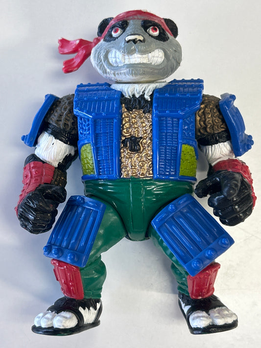 PLAYMATES TEENAGE MUTANT NINJA TURTLES PANDA KHAN 1990 TMNT INCOMPLETE