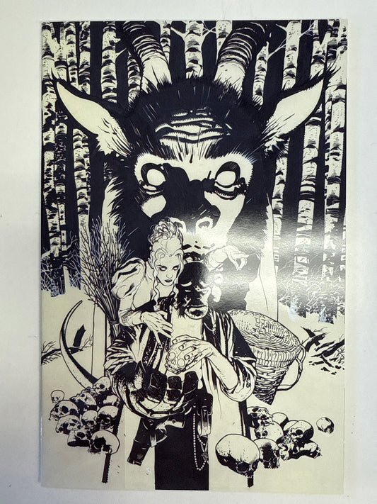 DARK HORSE COMICS HELLBOY KRAMPUSNACHT VIRGIN SKETCH VARIANT MIKE MIGNOLA ADAM HUGHES