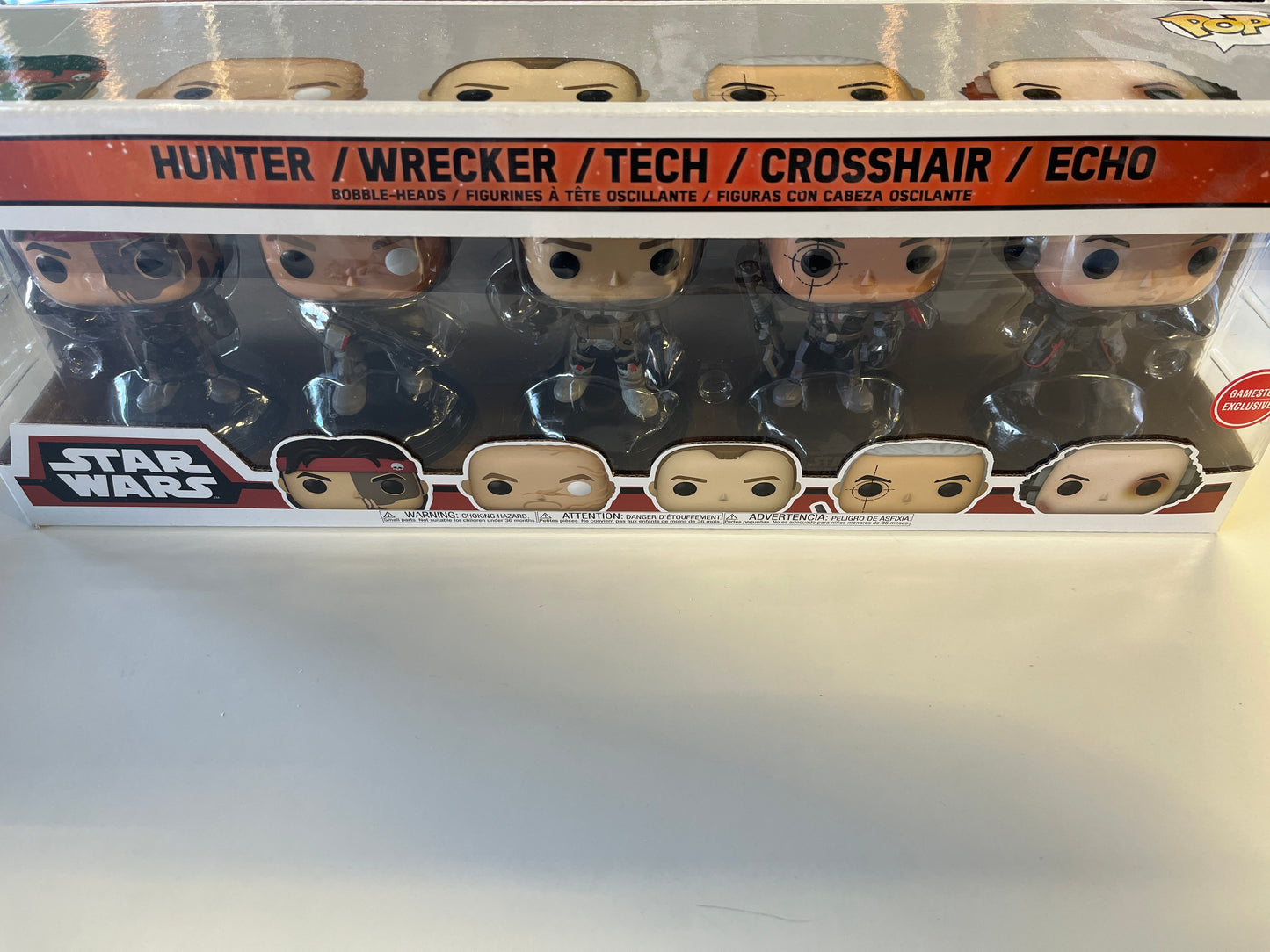FUNKO POP STAR WARS 5 PACK HUNTER / WRECKER / TECH / CROSSHAIR / ECHO GAMESTOP EXCLUSIVE