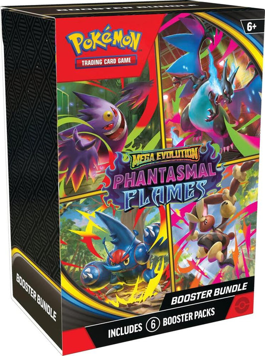 POKEMON TCG MEGA EVOLUTION PHANTASMAL FLAMES BOOSTER BUNDLE