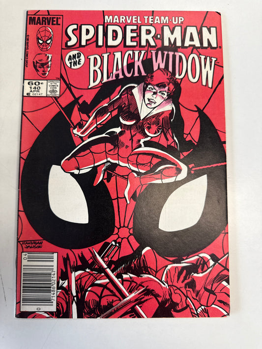 MARVEL COMICS MARVEL TEAM UP SPIDER-MAN AND THE BLACK WIDOW NEWSTAND