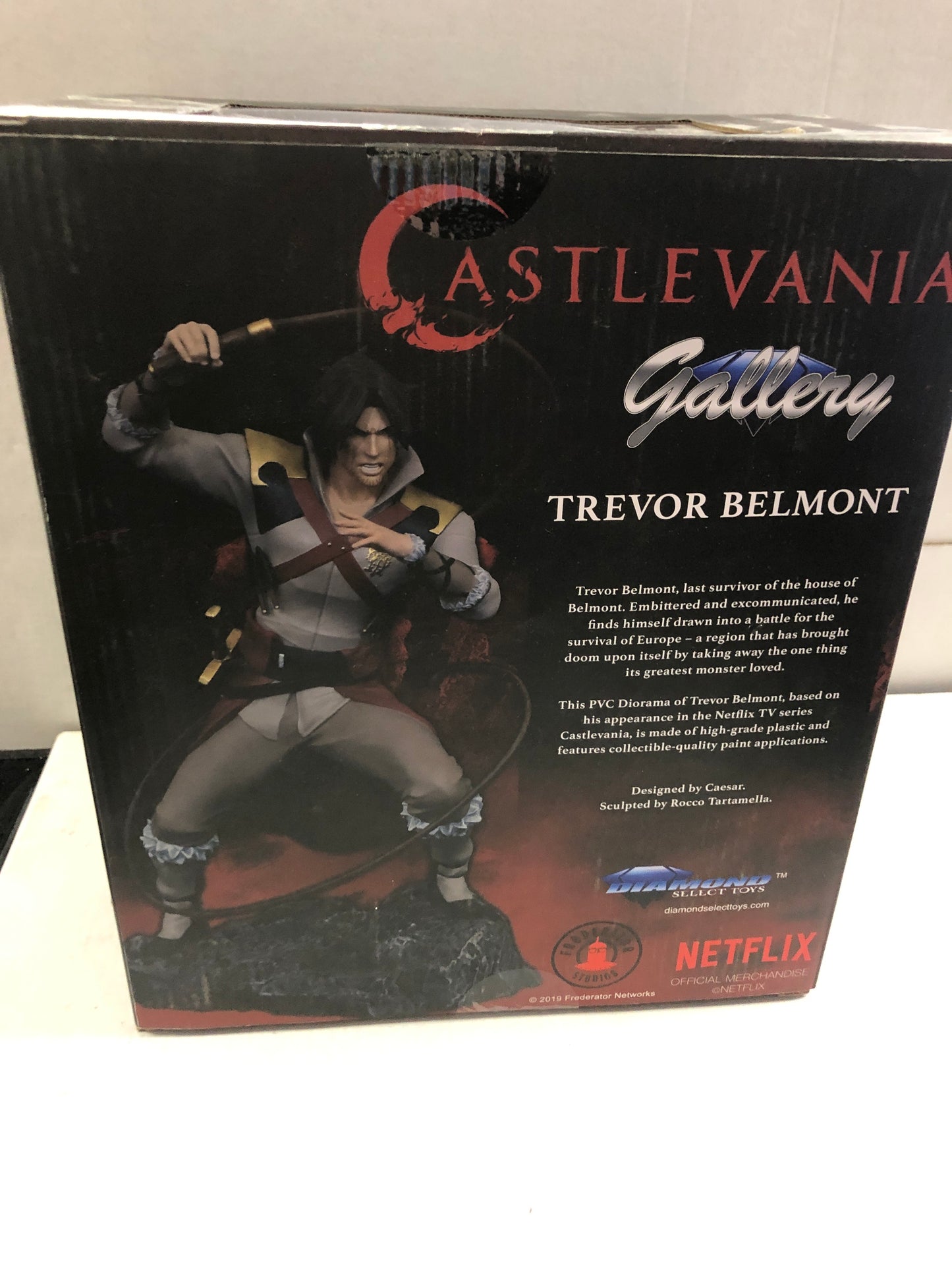 DIAMOND GALLERY CASTLEVANIA TREVOR BELMONT COMES WITH BOX EXCELLENT CONDITION