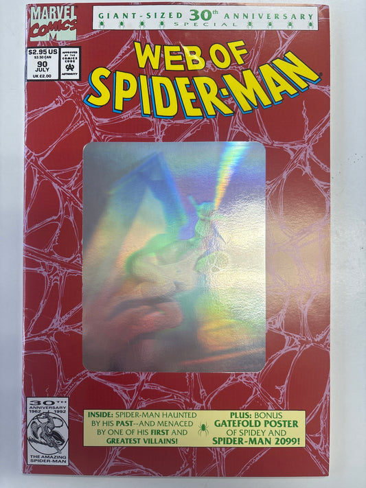 MARVEL COMICS GIANT SIZED 30TH ANNIVERSARY WEB OF SIPDER-MAN #90