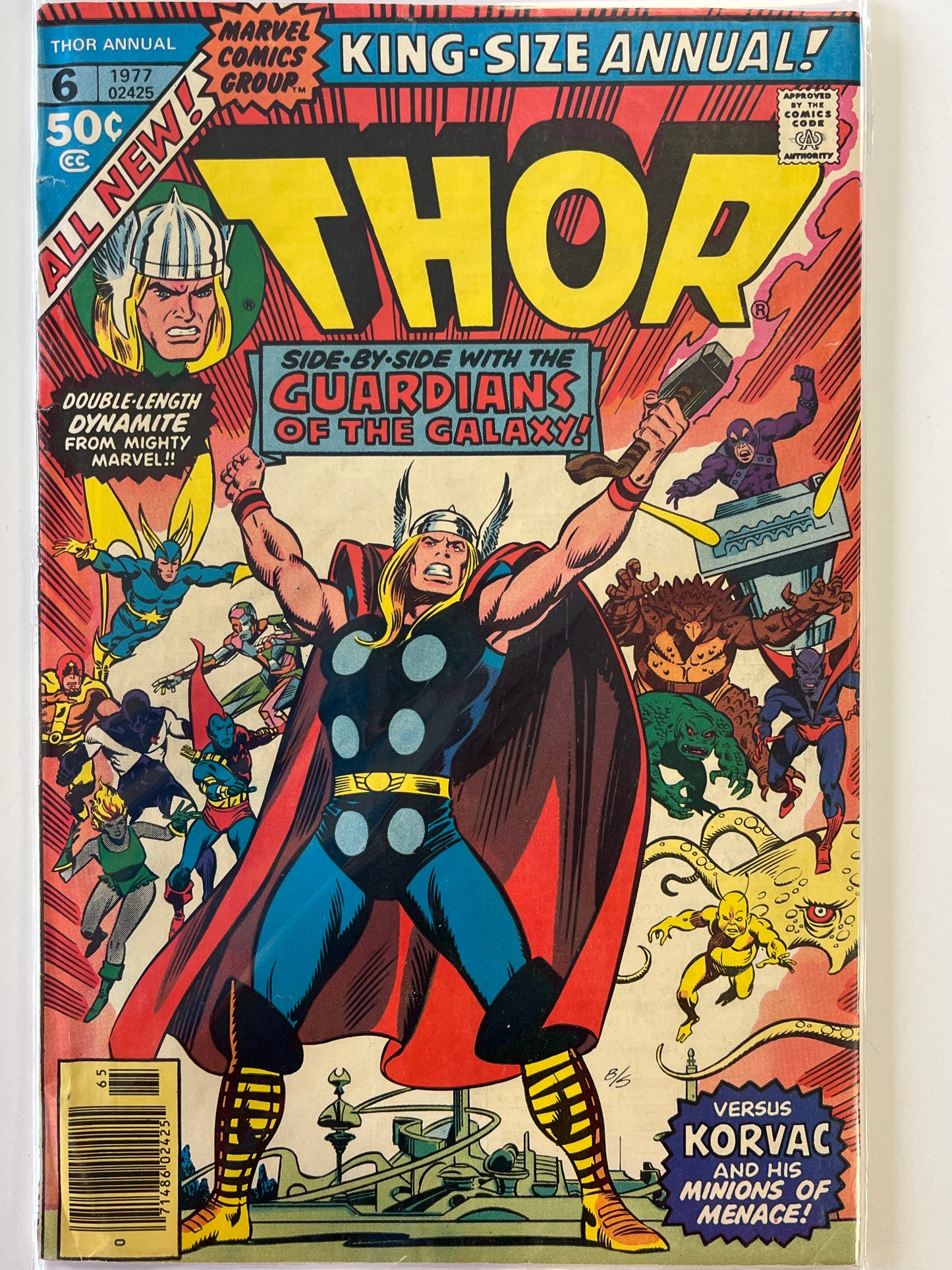 THOR SIDE-BY-SIDE THE GUARDIANS OF THE GALAXY #6