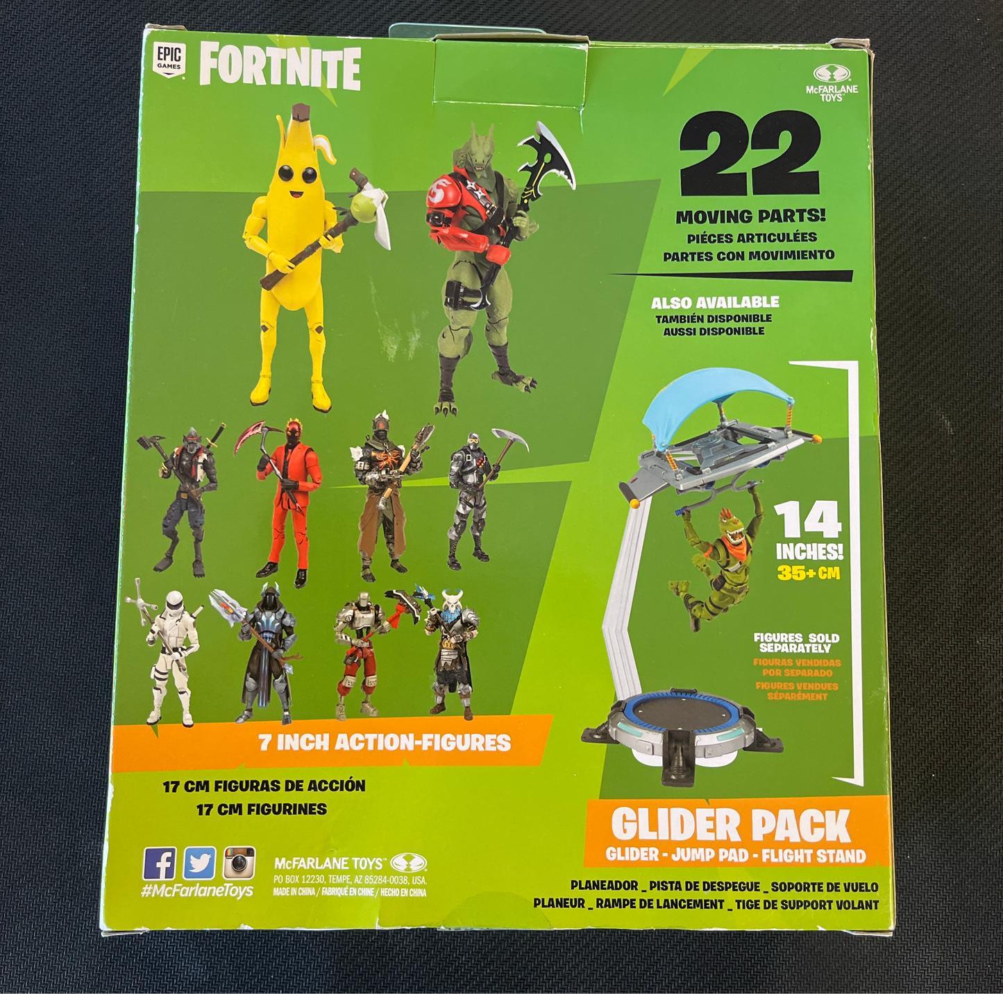 FORTNITE PEELY ACTION FIGURE NIB! (2019, HTF MCFARLANE TOYS)