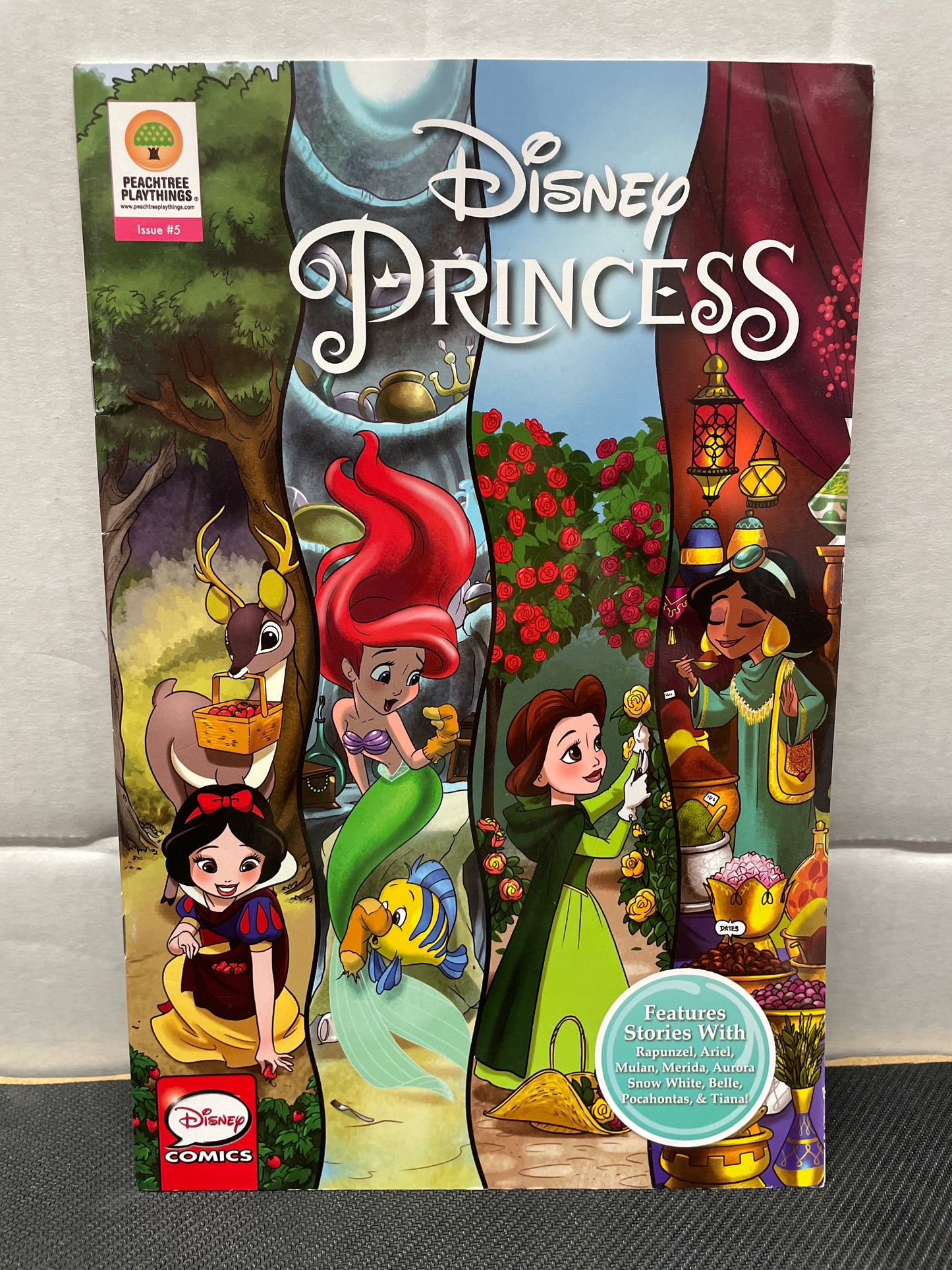 DISNEY PRINCESS COMIC #5 (2022, PEACHTREE PLAYTHINGS)