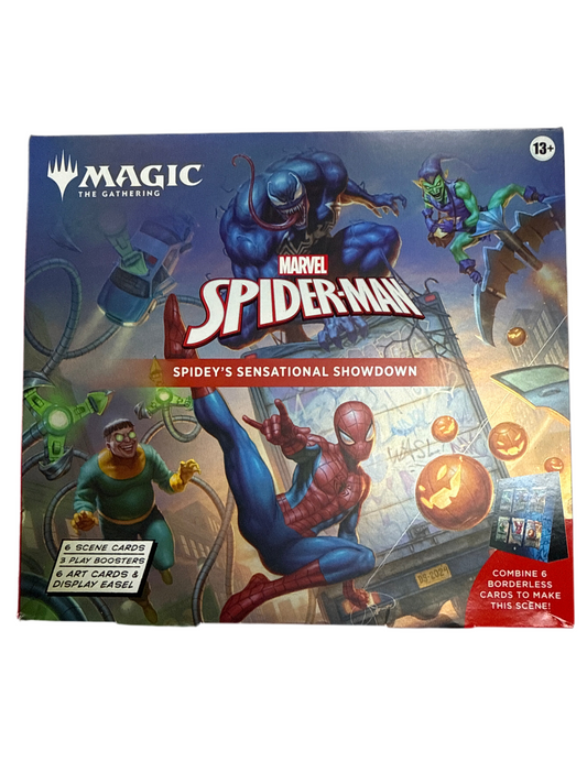 MAGIC THE GATHERING MARVEL SPIDER-MAN SPIDEYS SENSATIONAL SHOWDOWN COLLECTION BOX