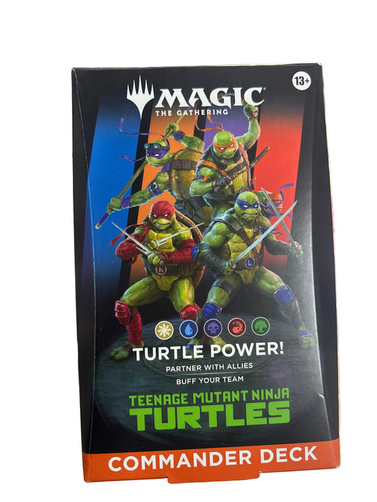 MAGIC THE GATHERING TEENAGE MUTANT NINJA TURTLES COMMANDER DECK