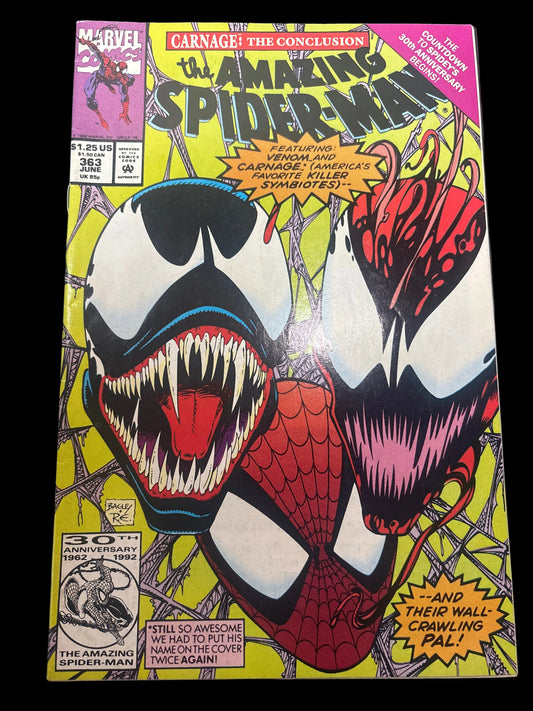MARVEL COMICS CARNAGE THE CONCLUSION THE AMAZING SPIDER-MAN #363