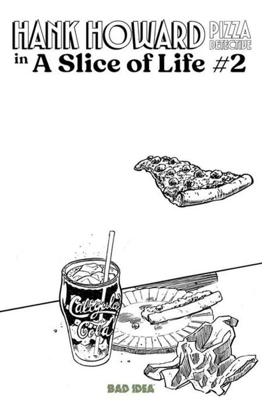 Hank Howard Pizza Detective A Slice Of Life #2 (Of 2) Cover C David Lapham Pizza Sketch Variant