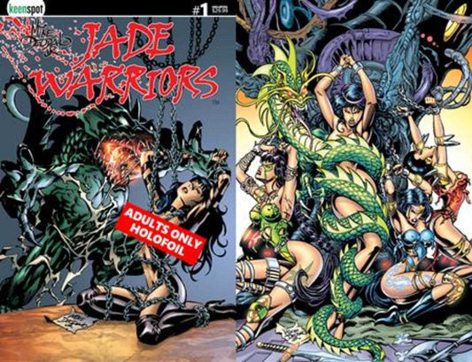 Jade Warriors #1 Cover D Mike Deodato Adults Only Holofoil Flip Variant (Mature)