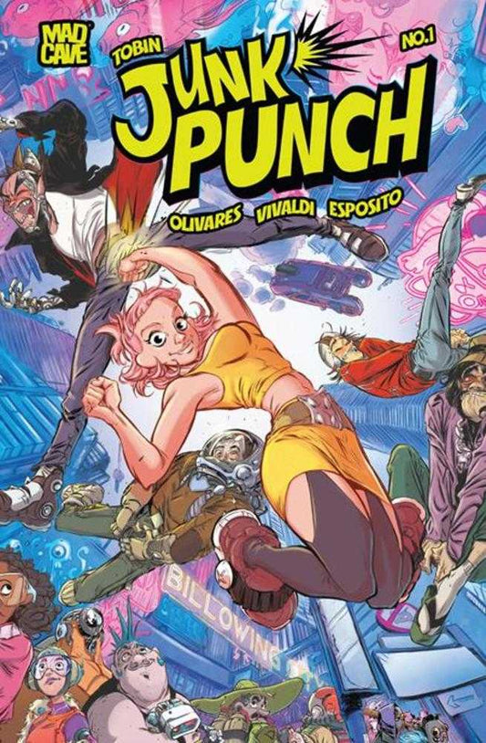 Junk Punch #1 (Of 5) Cover E Carlos Javier Olivares Foil Variant (Mature)
