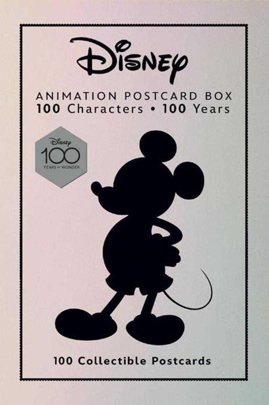 Disney Animation Postcard Box 100 Collectible Postcards