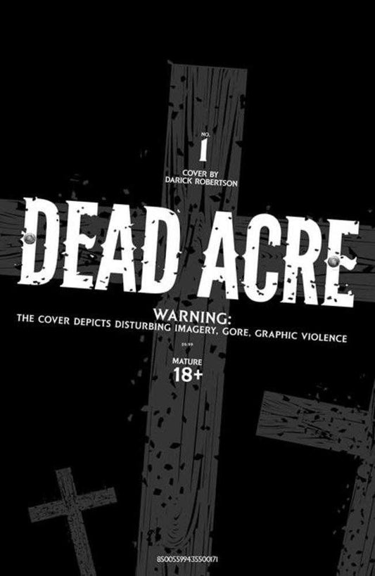 Dead Acre #1 Cover G Darick Robertson Nsfw Black Bag Variant