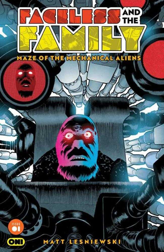 Faceless And The Family Maze Of The Mechanical Aliens #1 (Of 4) Cover B Kelley Jones Variant