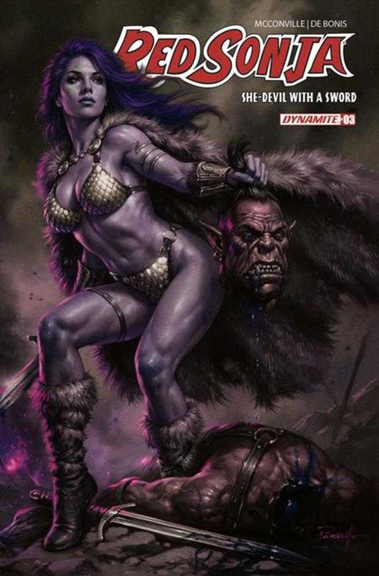 Red Sonja She Devil With A Sword #3 Cover L Lucio Parrillo Ultraviolet Variant