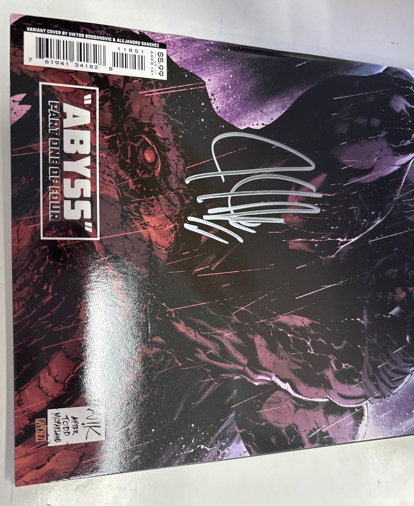 DC COLLECTORS ITEM ISSUE BATMAN #118 VARIANT COVER SIGNED BY JOSHUA WILLIAMSON WITH CERTIFICATE OF AUTHENTICITY