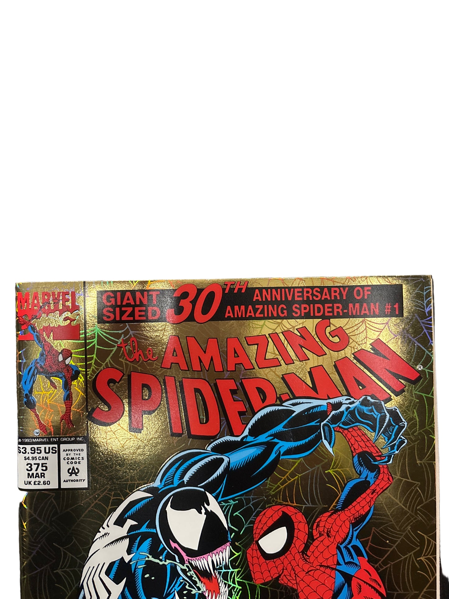 MARVEL COMICS THE AMAZING SPIDER-MAN GOLD FOIL #375