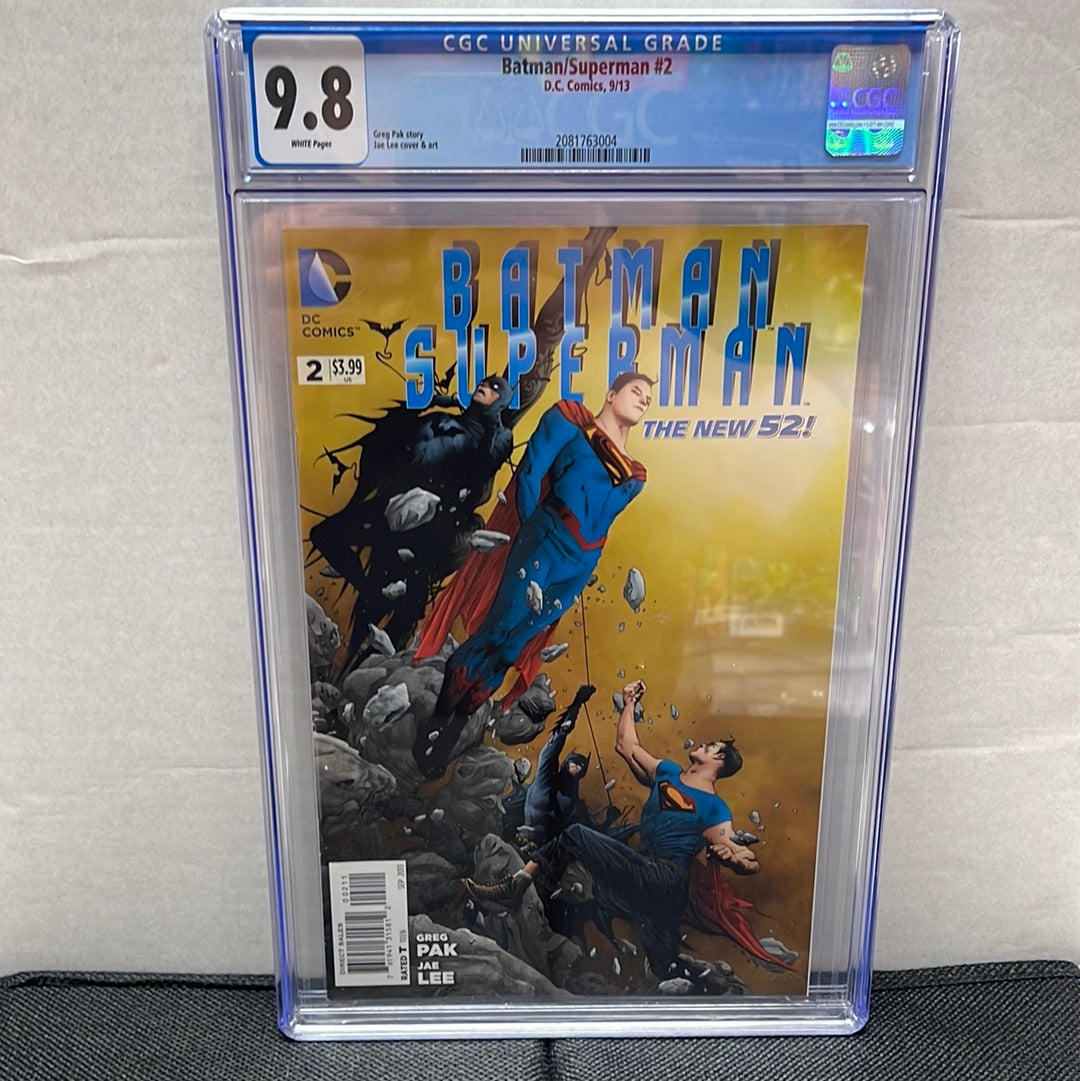 DC COMICS BATMAN SUPERMAN #2 CGC 9.8