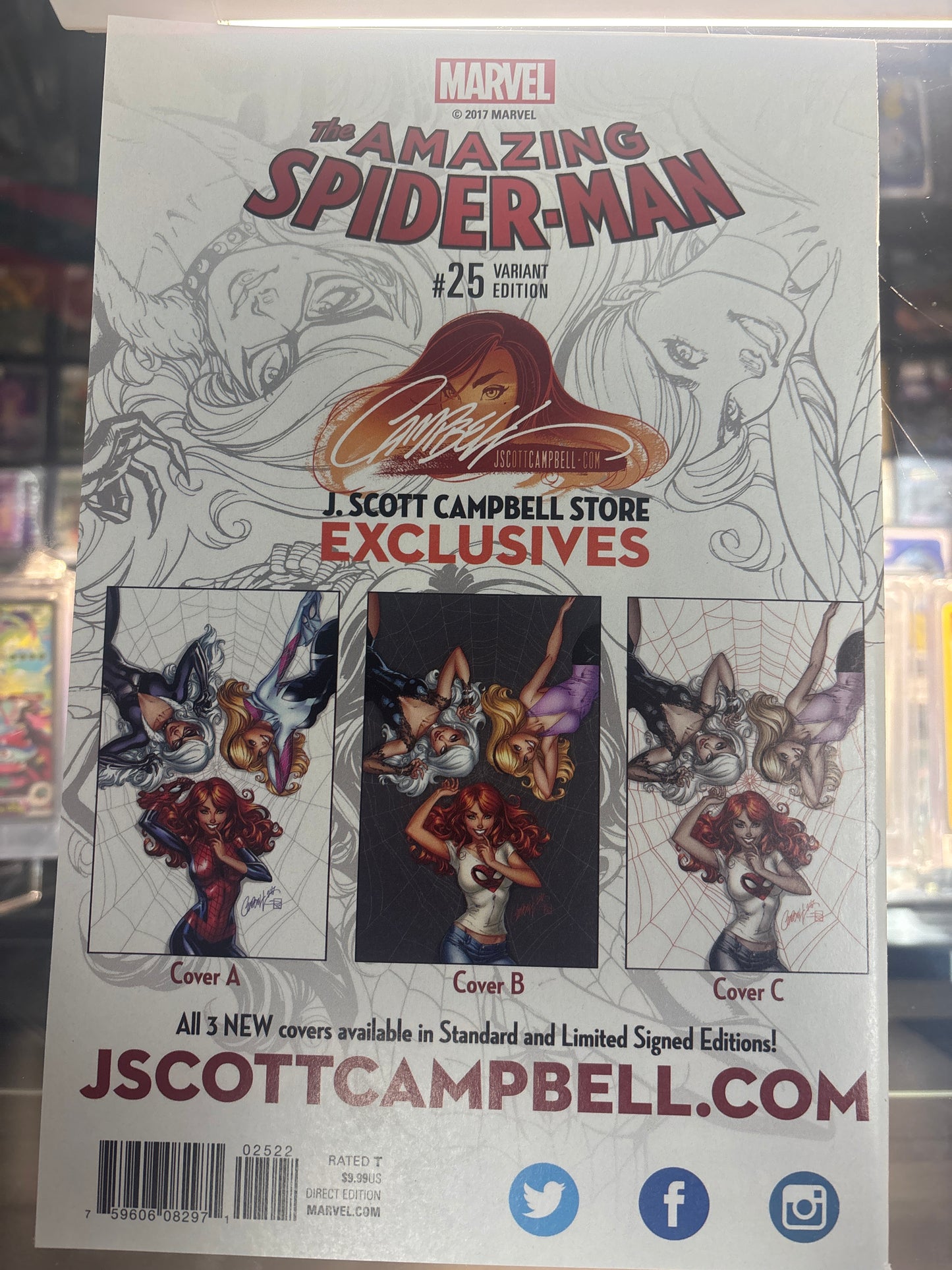 AMAZING SPIDER-MAN #25 SCOTT CAMPBELL VARIANT COVER A
