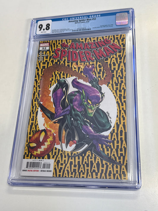 MARVEL AMAZING SPIDER-MAN #52 LGY #946 HOMAGE ASM #300 HOMAGE CGC 9.8