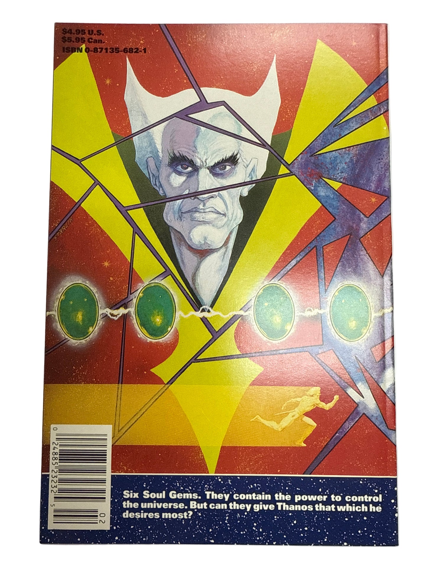 MARVEL COMICS THE THANOS QUEST BOOK TWO SIGNED BY JIM STARLIN AND JOHN BEATTY