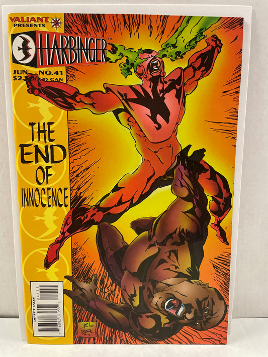 HARBINGER #41 NM+/MINT GEM (1995 VALIANT KEY COMIC) LAST ISSUE, CGC ME!