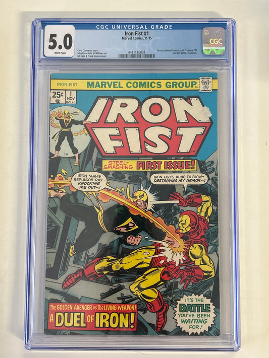 MARVEL COMICS IRON FIST #1 CGC 5.0 WP